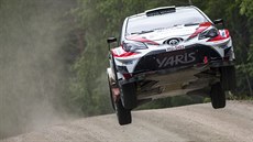 Finskou rallye vyhrál domácí jezdec Esapekka Lappi v toyot.