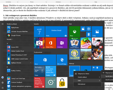 Tipy a triky pro Windows 10