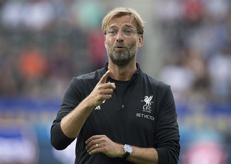 Jürgen Klopp, trenér fotbalist Liverpoolu.