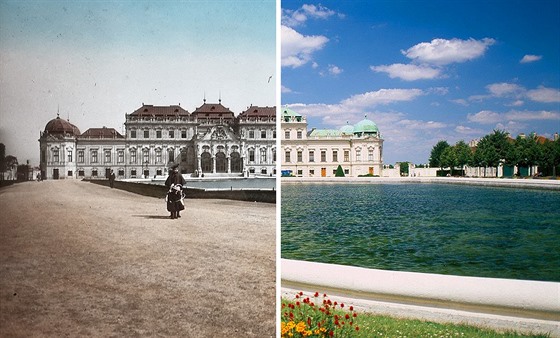 Barokní palácový komplex Belveder v rakouské Vídni