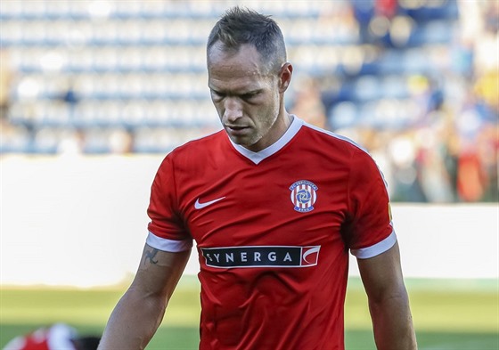 Brnnský fotbalista Jan Polák je zklamaný z poráky se Zlínem.