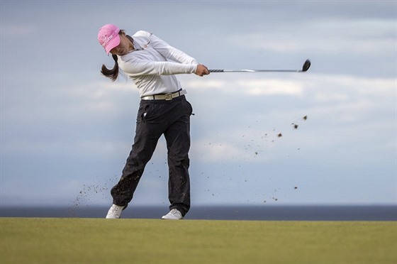 Korejská golfistka Kim In-kjong na British Open