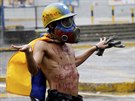 Protesty proti snaze Nicoláse Madura pepsat venezuelskou ústavu (28. ervence...