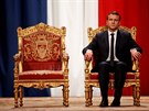 Francouzský prezident Emmanuel Macron (14.kvtna 2017)