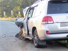 Nehoda, k n dolo na silnici I/21 u Janova (7. 8. 2017)