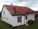 Staré stechy lze nátrem renovovat. Stav ped renovací