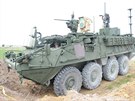 Americký obrnnec Stryker vyzbrojený laserovým systémem k niení dron