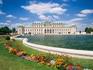 Barokní palácový komplex Belveder v rakouské Vídni