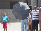 Uprchlíci peván z Haiti nali v Montrealu útoit v prostorách olympijského...