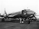 Douglas DC-7C holandské spolenosti Schreiner Airways (doprava holandských...