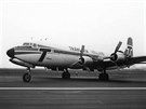 Douglas DC-6B spolenosti Transavia Holland (doprava holandských fanouk na...
