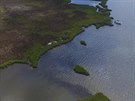 Goodwin Islands ve Virginii. Zábry z dronu
