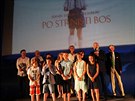 Delegace filmu Po strniti bos na pedpremiée ve Slavonicích