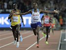 Mo Farah vítzí na mistrovství svta v Londýn trati 10 kilometr