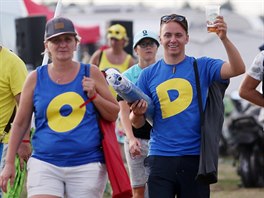 Brno Grand Prix'i ziyaret edenlerin çoğu, içinde bulunduğu kamplarda yaşıyor ...