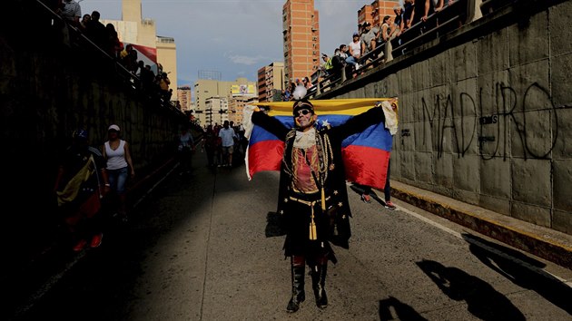 Protesty ve Venezuele proti reimu Nicolse Madura (24. ervence 2017)