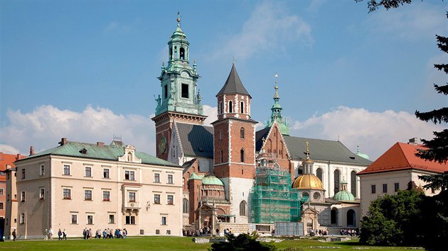 Polsko: katedrla v krakovskm Wawelu