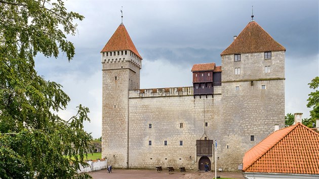Estonsk hrad Kuressaare (Arensburg)