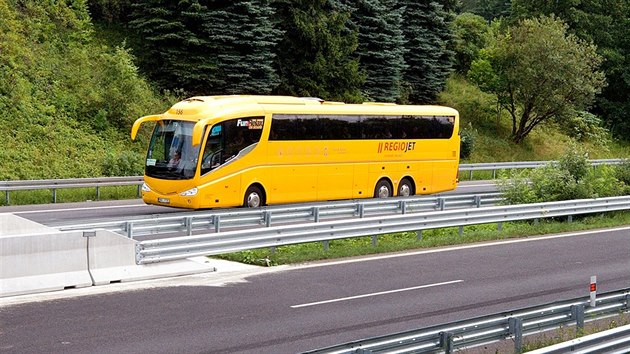 Autobus společnosti RegioJet 