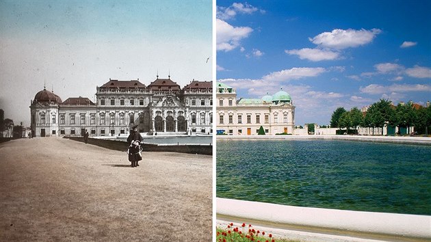 Barokní palácový komplex Belveder v rakouské Vídni