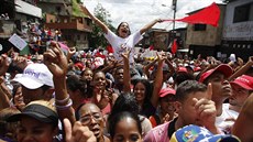 Mítink Madurových píznivc v Caracasu (25. ervence 2017)