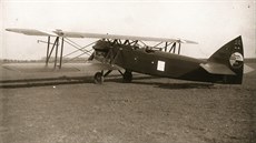 Letov .16 s namontovanou smrovkou z havarovaného prvního prototypu (kvli...