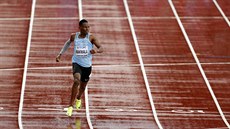 SÁM PROTI ASU. Isaac Makwala bhem rozbhu na 200 metr na mistrovství svta v...