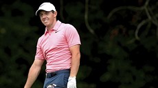Rory McIlroy ped PGA Championship pi tréninkovém kole na hiti v Quail...