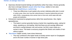 James Damore vypočítává, čím se ženy od mužů liší: podle něj „v průměru“ dají...