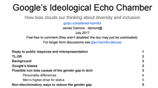 Dokument programátora James Damorea vyvolal bouřlivou diskuzi o ženách v IT...