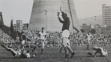 Na snímku druholigový zápas fotbalist Zlína na stadionu U elektrárny z roku...
