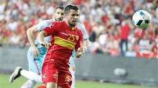 Vladimir Jovovi� v dresu �ernohorské reprezentace.