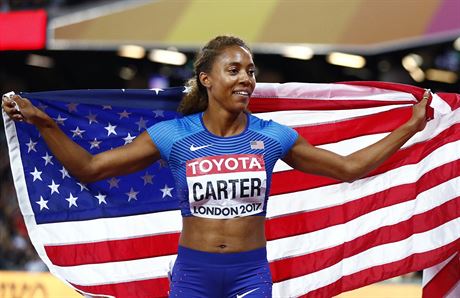 Amerianka Carterov slav titul mistryn svta v bhu na 400 metr pekek.