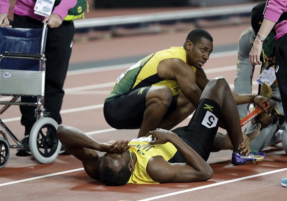 Zrann Usain Bolt pi tafet 4x100 m.