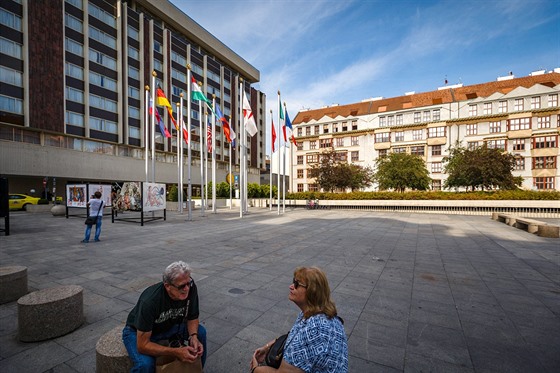 Volné prostranství u hotelu InterContinental v Paíské ulici v Praze 1 (17....