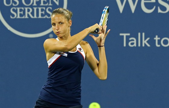 Karolína Plíková v duelu s Italkou Camilou Giorgiovou.