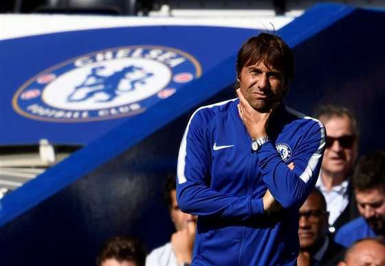 Trenér fotbalist Chelsea Antonio Conte.