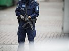Finská policie na námstí v Turku (18. srpna 2017)