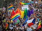 Pochod hrdosti gay, leseb, bisexuál i translidí (LGBT) Prague Pride...