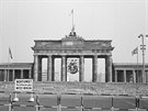 Berlínská ze ped Braniborskou bránou v roce 1969