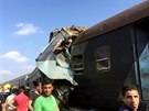 V egyptské Alexandrii se srazily vlaky (11. srpna 2017).