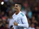 Cristiano Ronaldo z Realu Madrid v utkání panlského superpoháru proti...