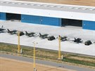Nový hangár na letecké základn v Námti nad Oslavou