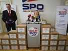 Ivana Zemanová oznámila na tiskové konferenci strany SPO, že má její manžel...