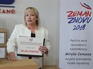 Ivana Zemanová oznámila na tiskové konferenci strany SPO, e má její manel...