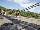 Stádlecký etzový most pes Lunici stojí od roku 1975 pod mstysem Stádlec a...