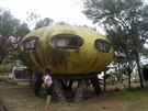 Oputná UFO vesnice na Tchaj-wanu roky chátrá