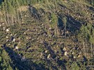 Leteck przkum ukzal rozshl lesn polom u obce Libatov na Trutnovsku (14....