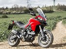 Ducati Multistrada 950. Devatenáctipalcové pední kolo dává píjemnou odezvu i...