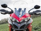 Ducati Multistrada 950. Svtlomet sloený ze ty svtel vypadá agresivn a je...